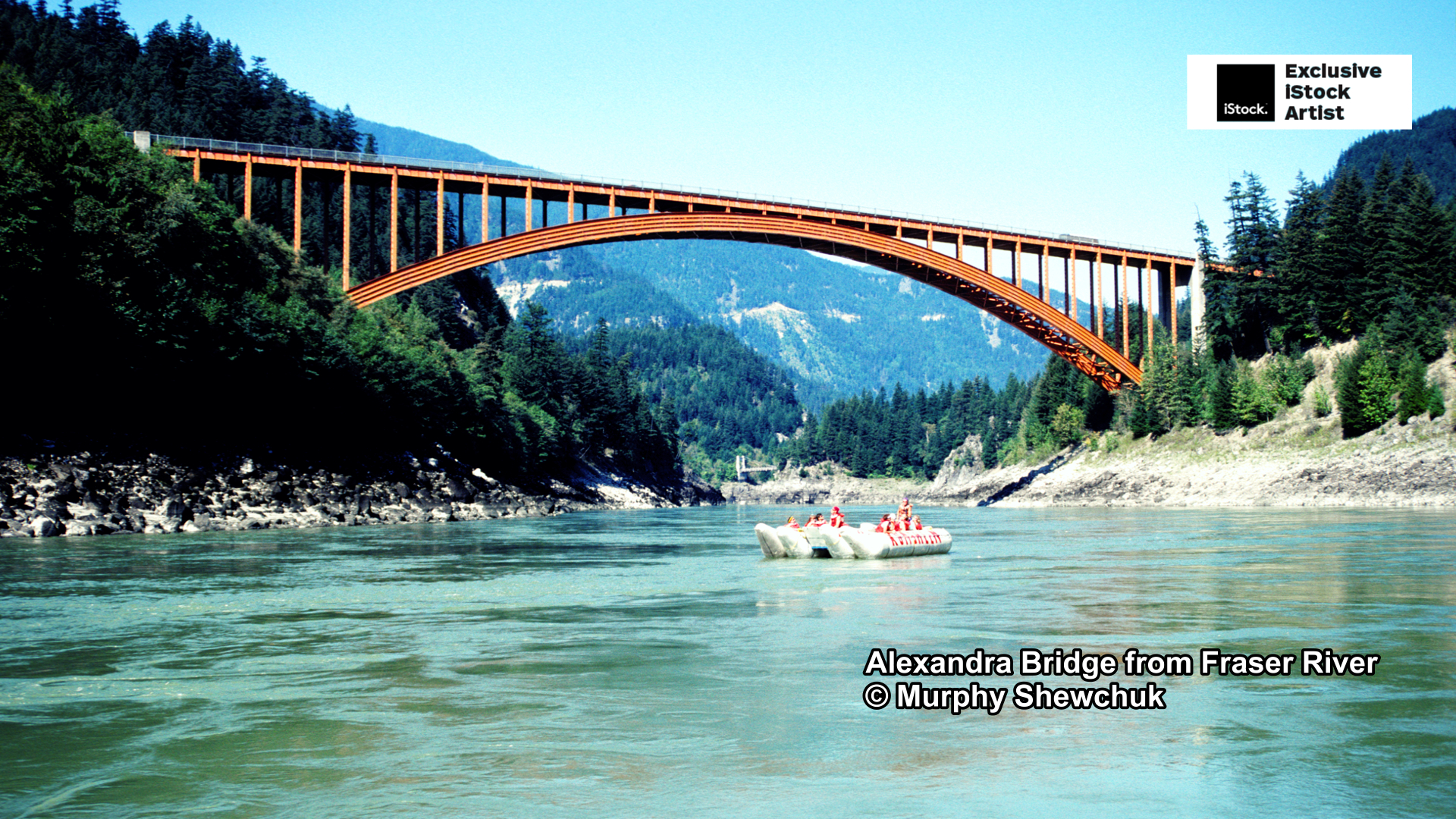 Alexandra Bridges from Fraser River.